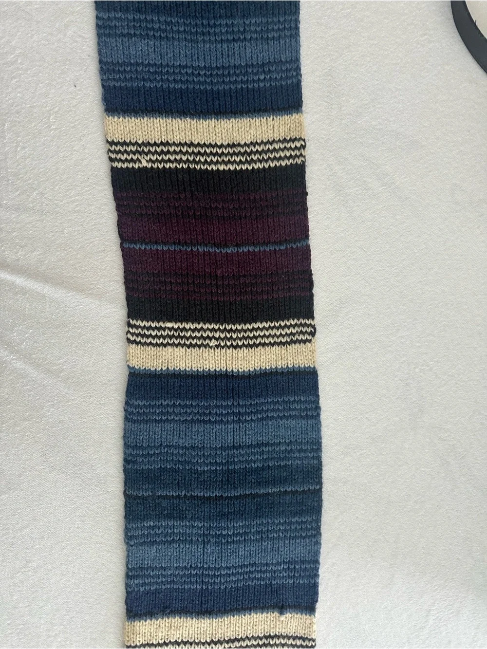Light Blue Alpaca Knit Accessory
